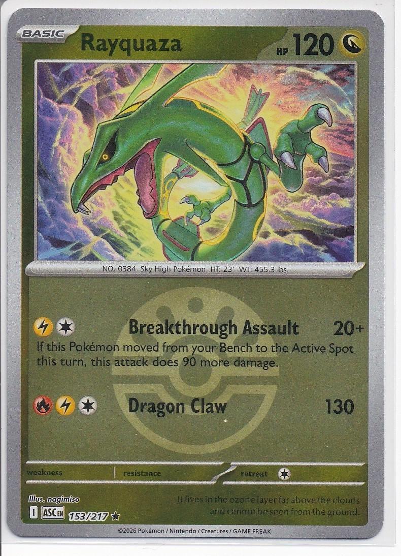 Ascended Heroes Rayquaza [Ball] Pokémon card